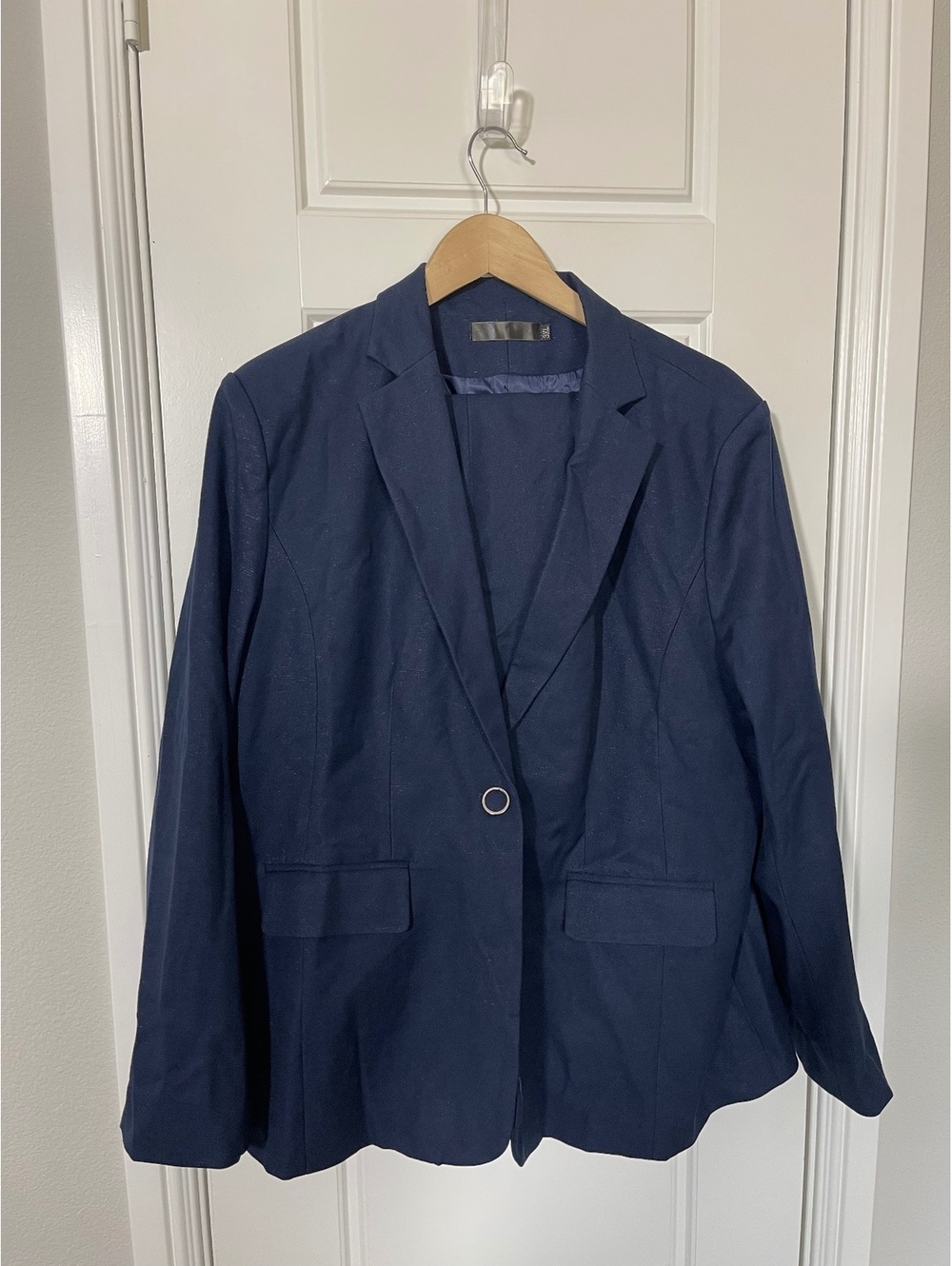 Women’s Pant Suits Size 3XL Navy Blue Sparkly